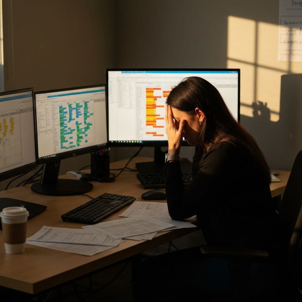 Healthcare scheduler managing a crisis